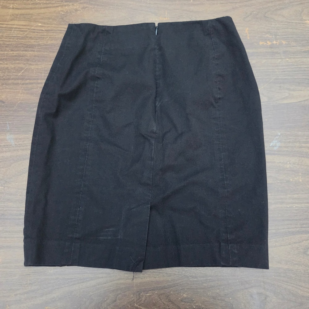 Banana Republic Pencil Skirt Womens 2 Black Excellent Solid Mini - Picture 3 of 6
